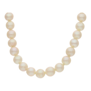 JuwelmaLux Perlenkette 585/000 (14 Karat) Gold mit Akoya-...