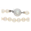 JuwelmaLux Perlenkette 333/000 (8 Karat) Weißgold mit Akoya Zuchtperle JL30-05-3153