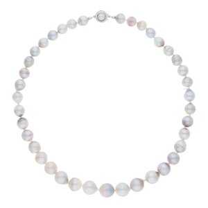 JuwelmaLux Perlenkette 585/000 (14 Karat) Wei&szlig;gold...
