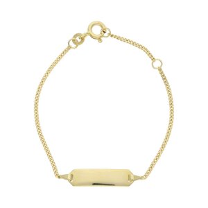 JuwelmaLux Baby Armband zum gravieren Gold 333 JL11-03-0093