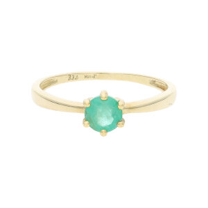JuwelmaLux Ring 333/000 (8 Karat) Gold mit Smaragd...