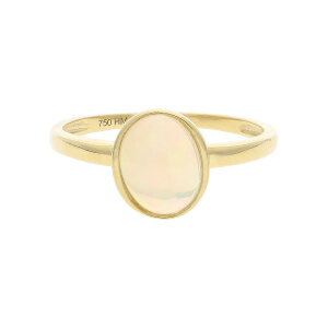 JuwelmaLux Ring 750/000 (18 Karat) Gold mit Opal...