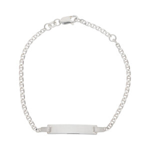 JuwelmaLux Gravur Armband zum personalisieren Silber 925...