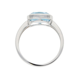 JuwelmaLux Ring 925 Sterling Silber mit Blautopas JL10-07-2891