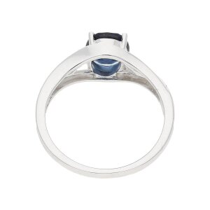 JuwelmaLux Ring Silber mit synth. Saphir JL10-07-2901