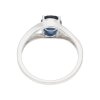 JuwelmaLux Ring 925/000 Sterling Silber mit synth. Saphir JL10-07-2901