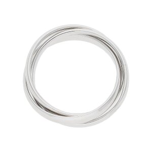 JuwelmaLux Trinity Ring 925 Sterling Silber rhodiniert...
