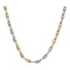 JuwelmaLux Halskette 585/000 (14 Karat) Gold- und Weißgold Fantasie JL34-05-0041