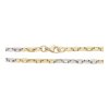 JuwelmaLux Halskette 585/000 (14 Karat) Gold- und Weißgold Fantasie JL34-05-0041