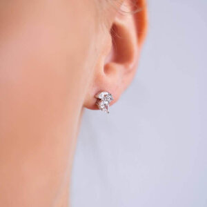 VIVENTY Ohrstecker 925/000 Sterling Silber mit Zirkonia...