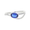 JuwelmaLux Silber Ring mit synth. blauen Zirkonia JL10-07-2953