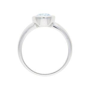 JuwelmaLux Ring Silber mit Blautopas JL10-07-2995