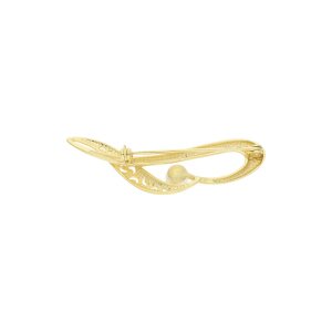 JuwelmaLux Brosche 333 (8 Karat) Gold mit Akoya...