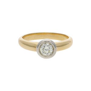 JuwelmaLux Ring 585/000 (14 Karat) Weiß- &...