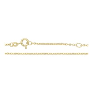 JuwelmaLux Ankerkette 925/000 Silber goldplattiert 10...