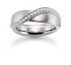 VIVENTY Damen Ring 925/000 Sterling Silber mit Zirkonia 764741