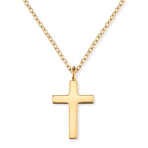 Engelsrufer Halskette Silber ERN-LILCROSS-G Kreuz Gold...