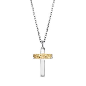 Engelsrufer Halskette Silber ERN-CROSSWING-BIG Kreuz mit...