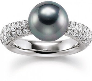 VIVENTY Damen Ring 925/000 Sterling Silber mit imitierter...