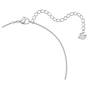Swarovski Halskette Lovely 5636444 Herz, Weiß, Rhodiniert