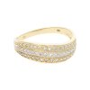 Ring 585/000 (14 Karat) Gold mit Diamanten getragen 25321085