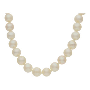 Perlenkette Gold 585 Akoya Zuchtperlen Second Hand...