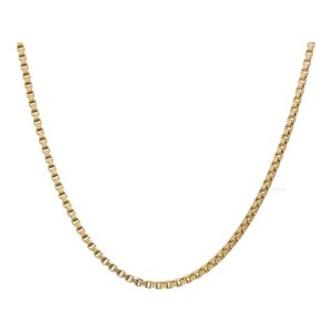 Venezianer Halskette 750 Gold, Second Hand getragen