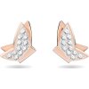 Swarovski Ohrstecker Lilia 5636427 Schmetterling, Weiß, Roségold-Legierungsschicht