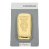 Goldbarren 100g Argor-Heraeus gegossen zertifiziert 999,9 Feingold 2022-GB-01-100g mit individueller Seriennummer