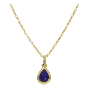 JuwelmaLux Anhänger 333/000 (8 Karat) Gold Lapis...