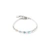 Coeur de Lion Armband 6022/30-0720 hellblau mit Crystal Pearls by Swarovski