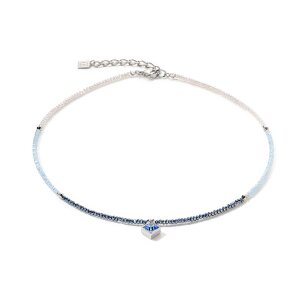 Coeur de Lion Halskette 6006/10-0741 Hellblau-Silber