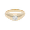Ring 585/000 (14 Karat) Roségold mit Diamant getragen 25321152