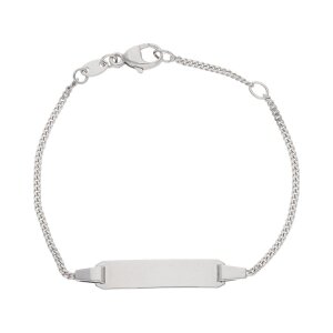 JuwelmaLux Gravur Armband 333 Weißgold JL15-03-0156