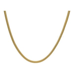 Halskette 750/000 (18 Karat) Gold Schlange getragen 25321175