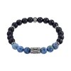 JOOP! Armband Edelstahl Achat und Durmortierit 2033995