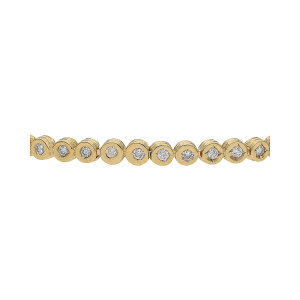 JuwelmaLux Armband 585/000 (14 Karat) Gold Brillant...