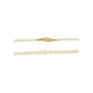 JuwelmaLux Perlenkette 585/000 (14 Karat) Gold mit Akoya...