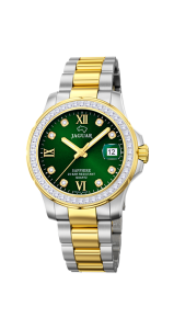 Jaguar Damen Uhr J893/3 Edelstahl vergoldet mit...