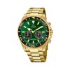 Jaguar Herren Uhr J899/1 Edelstahl vergoldet Diver Hybrid Connected