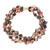 JuwelmaLux Rose Halskette Metall vergoldet mit Perlmutt JL47-05-0185