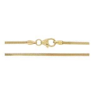 JuwelmaLux Halskette 585/000 (14 Karat) Gold Schlange...