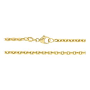 JuwelmaLux Halskette 585/000 (14 Karat) Gold Anker...