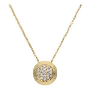 JuwelmaLux Kette mit Anhänger Gold 585 mit...