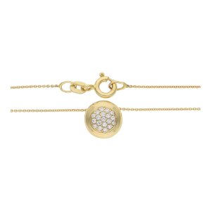 JuwelmaLux Kette mit Anhänger Gold 585 mit...