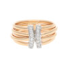 JuwelmaLux Ring 585/000 (14 Karat) Rotgold mit Brillanten JL34-07-0076