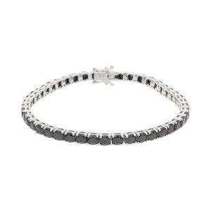 JuwelmaLux Armband 925/000 Sterling Silber mit synth....