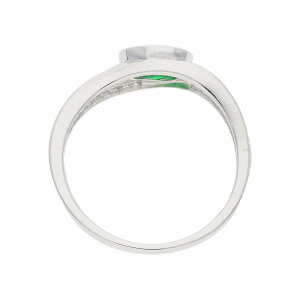 JuwelmaLux Ring Silber mit synth. Zirkonia JL10-07-3112