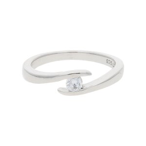JuwelmaLux Ring 925 Silber mit Zirkonia JL10-07-3089