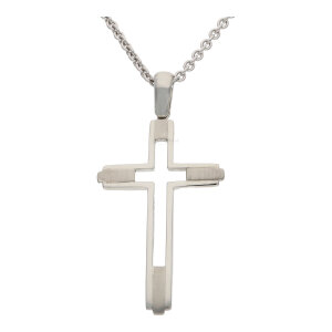 Kreuz Anhänger Second Hand 585 Weißgold,...